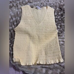 LOFT Textured Light Yellow Tank